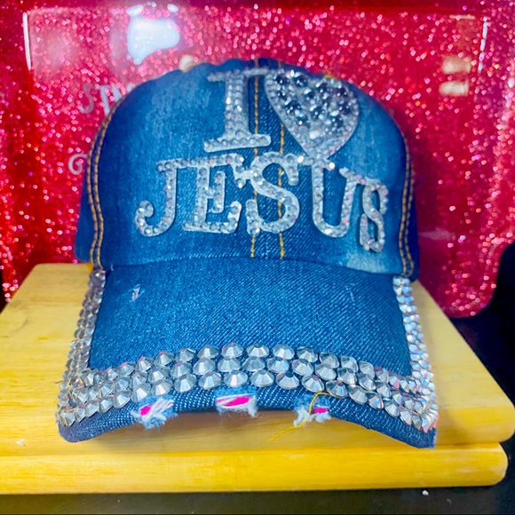 Beautiful I love Jesus ball cap - Picture 1 of 1